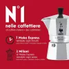 Moka puodas BIALETTI Moka Express aliuminis 2 puodeliams (100 ml) juodas