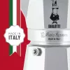 Moka puodas BIALETTI Moka Express aliuminis 2 puodeliams (100 ml) juodas