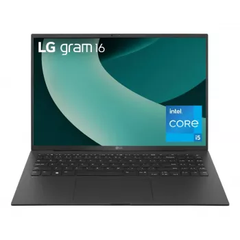 LG Gram 16ZB90RU nešiojamasis kompiuteris Intel Core i5-1334U 16 colių WQXGA 16 GB LPDDR4x-SDRAM 512 GB SSD Wi-Fi 6E Windows 11 Pro juodas