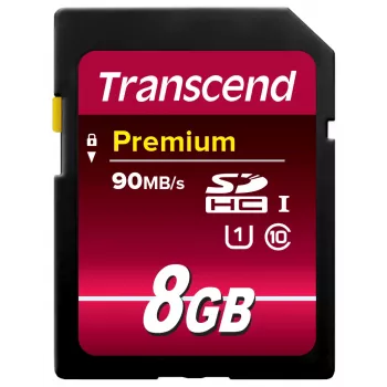 Flash atmintis Transcend 8GB SDHC Class 10 UHS-I TS8GSDU1