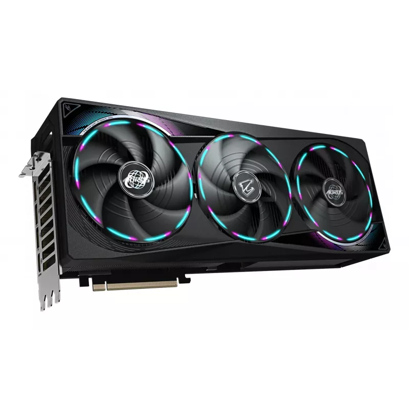 GIGABYTE AORUS GeForce RTX 5080 MASTER 16G Vaizdo Plokštė – 16 GB GDDR7, 256 bit, PCI-E 5.0, 2805 MHz Branduolio Dažnis, 3x DisplayPort, 1x HDMI, GV-N5080AORUS M-16GD
