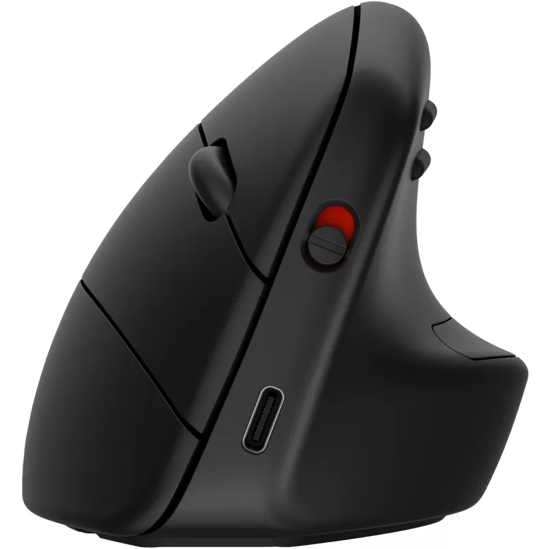 HP 920 ergonominė belaidė pelė, dešinei rankai, vertikali konstrukcija, Bluetooth + USB Type-A, 4000 DPI, juoda