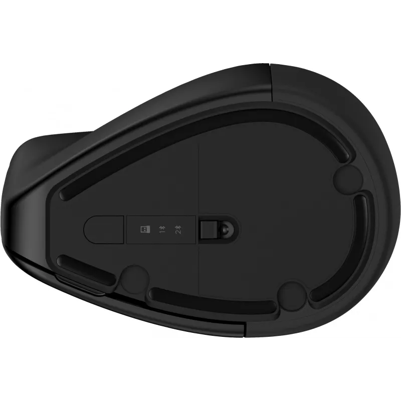 HP 920 ergonominė belaidė pelė, dešinei rankai, vertikali konstrukcija, Bluetooth + USB Type-A, 4000 DPI, juoda