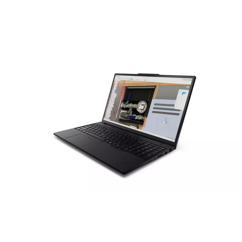 Lenovo ThinkPad P16v Gen 3 (Intel) Intel Core Ultra 7 255H Mobilioji darbo stotis 40,6 cm (16 colių) WUXGA 32 GB DDR5-SDRAM 1 TB SSD NVIDIA RTX PRO 2000 Blackwell Wi-Fi 7 (802.11be) Windows 11 Pro Juoda
