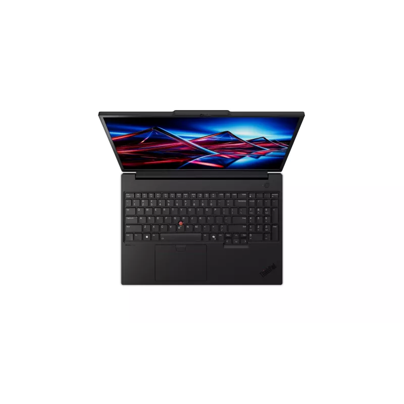 Lenovo ThinkPad P16v Gen 3 (Intel) Intel Core Ultra 7 255H Mobilioji darbo stotis 40,6 cm (16 colių) WUXGA 32 GB DDR5-SDRAM 1 TB SSD NVIDIA RTX PRO 2000 Blackwell Wi-Fi 7 (802.11be) Windows 11 Pro Juoda