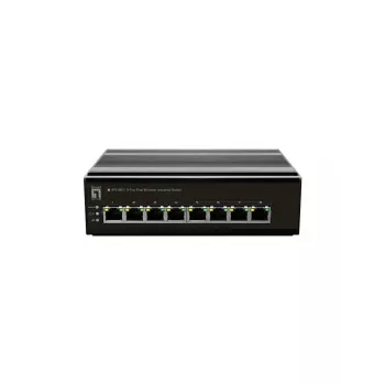 Nevaldomas jungiklis LevelOne IFS-0801 8 prievadų Fast Ethernet pramoninis
