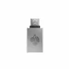 CHERRY 61710036 adapteris USB-A / USB-C sidabrinis