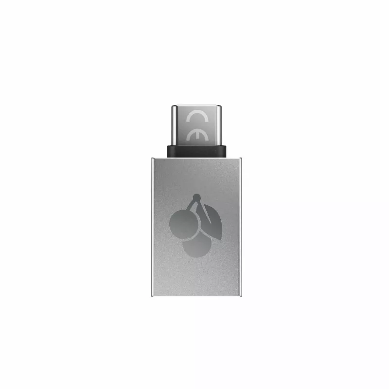CHERRY 61710036 adapteris USB-A / USB-C sidabrinis