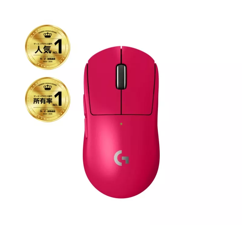 LOGITECH G Pro X Superlight 2 Lightspeed žaidimų pelė, magenta, 2.4 GHz