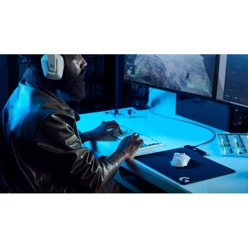 LOGITECH G502 X Plus žaidimų pelė balta / Premium Eer2