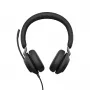 Jabra Evolve2 40 SE USB-C, MS Stereo, laidinis, skambučiams/muzikai, 20–20000 Hz, 188 g, ausinės, juodos