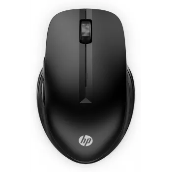 HP 430 belaidė pelė keliems įrenginiams, ambidekstrinė, optinė, RF belaidis + Bluetooth, 1200 DPI, juoda
