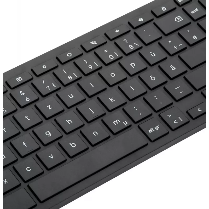 Targus AKB872DE belaidė klaviatūra Bluetooth QWERTZ vokiška juoda