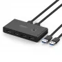 Ugreen 30768 USB jungiklis 4 prievadų USB 3.0, juodas