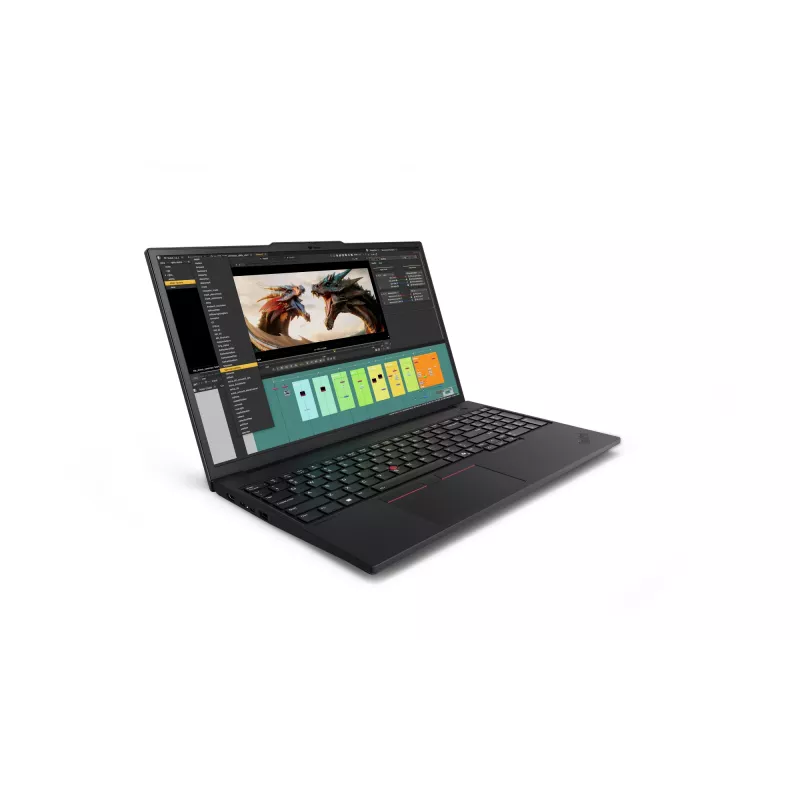 Lenovo ThinkPad P16v Gen 3 (Intel) Intel Core Ultra 7 255H Mobilioji darbo stotis 40,6 cm (16 colių) WUXGA 32 GB DDR5-SDRAM 1 TB SSD NVIDIA RTX PRO 1000 Blackwell Wi-Fi 7 (802.11be) Windows 11 Pro Juoda