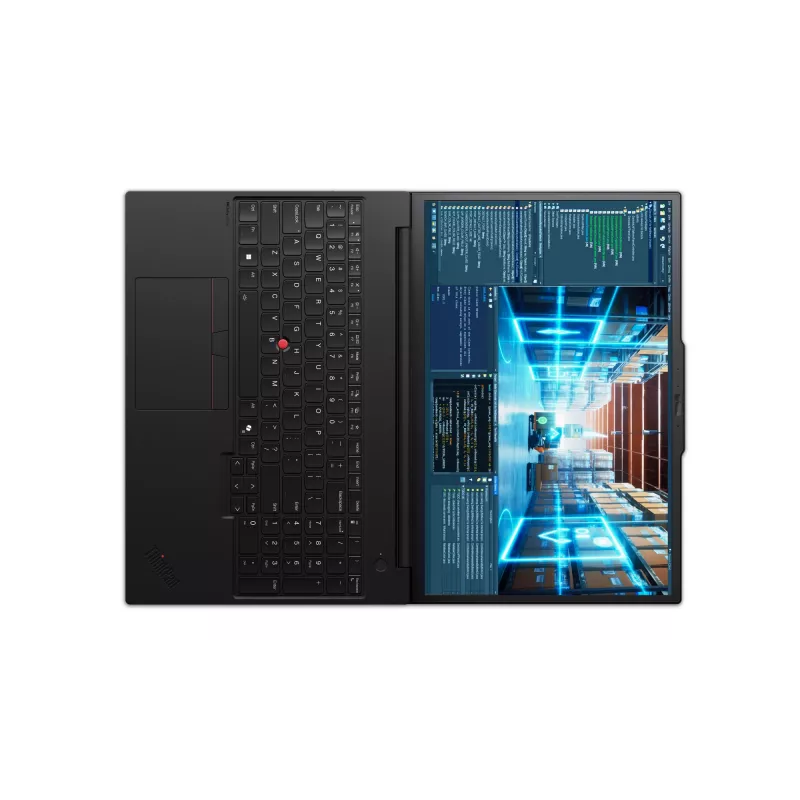 Lenovo ThinkPad P16v Gen 3 (Intel) Intel Core Ultra 7 255H Mobilioji darbo stotis 40,6 cm (16 colių) WUXGA 32 GB DDR5-SDRAM 1 TB SSD NVIDIA RTX PRO 1000 Blackwell Wi-Fi 7 (802.11be) Windows 11 Pro Juoda