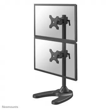 Neomounts FPMA-D700DDV Dviejų monitorų laikiklis 10-27 colių, Ant stalo/Per angą, 6 kg, 100 x 100 mm, Juodas