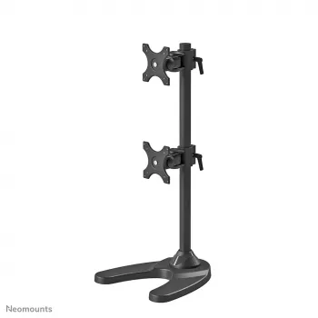 Neomounts FPMA-D700DDV Dviejų monitorų laikiklis 10-27 colių, Ant stalo/Per angą, 6 kg, 100 x 100 mm, Juodas