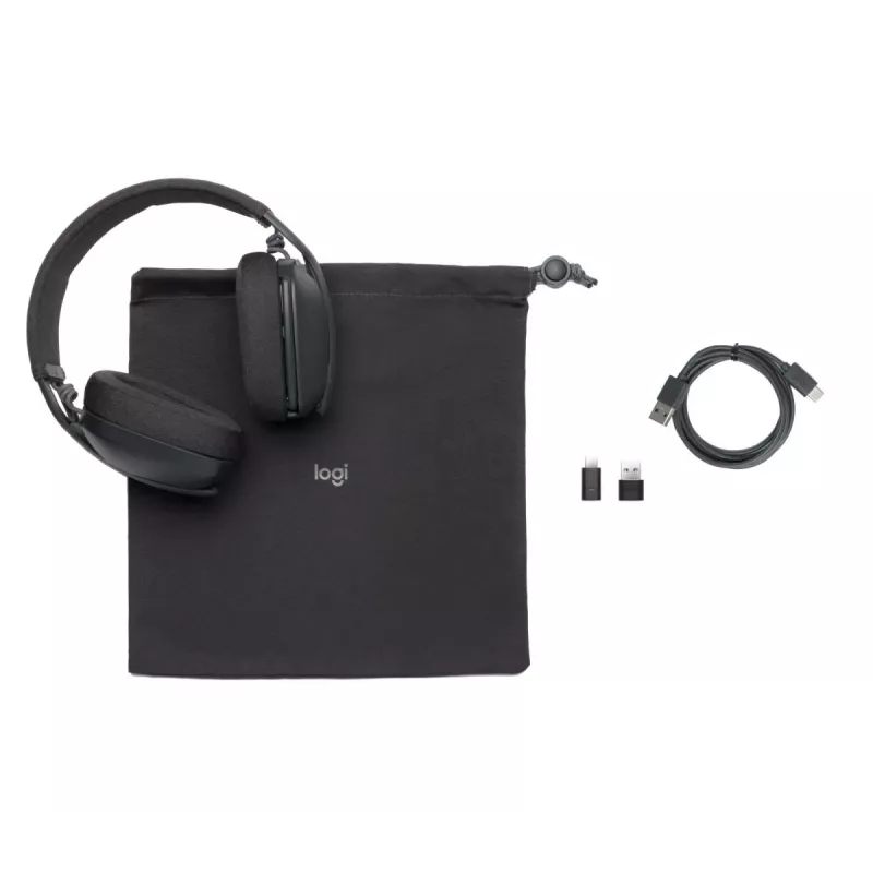 LOGITECH Ausinės Zone Vibe - Belaidės - Graphite (UC versija)