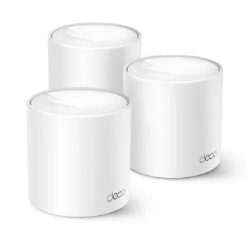 TP-Link Deco X1500 belaidis maršrutizatorius AX1500 Wi-Fi 6 tinklo sistema, 3 vnt., baltas