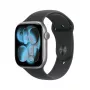 APPLE Watch Series 11 GPS + Cellular 46 mm Pilka kosminė aliuminio dėklas su juodu sportiniu dirželiu S/M