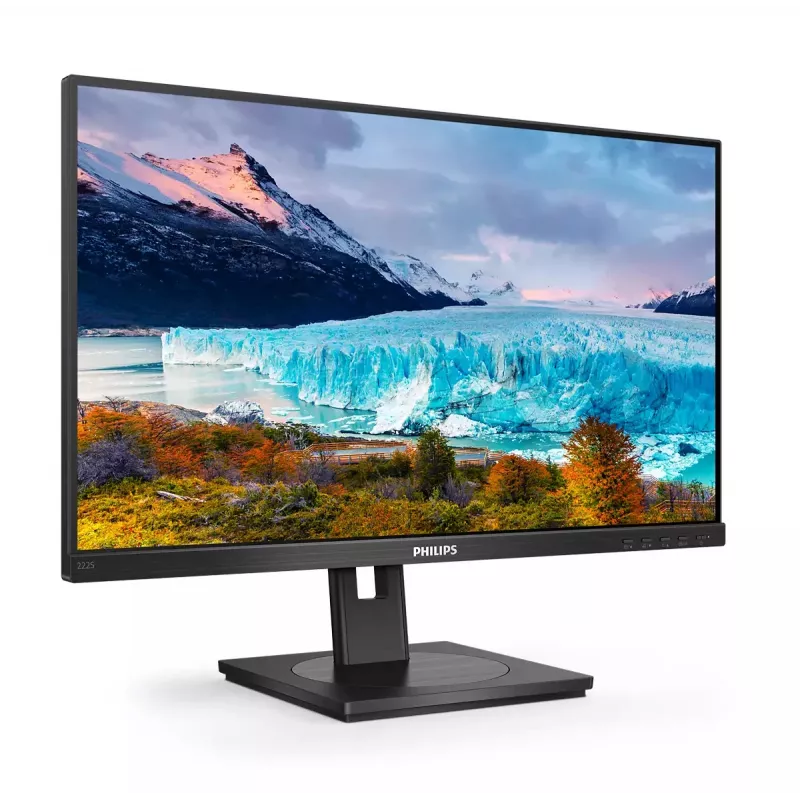 Philips S Line 222S1AE/00 monitorius 54,6 cm (21,5 colio) 1920 x 1080 pikselių Full HD LCD juodas