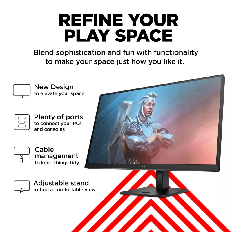 OMEN by HP 27 colių FHD 165 Hz žaidimų monitorius – OMEN 27