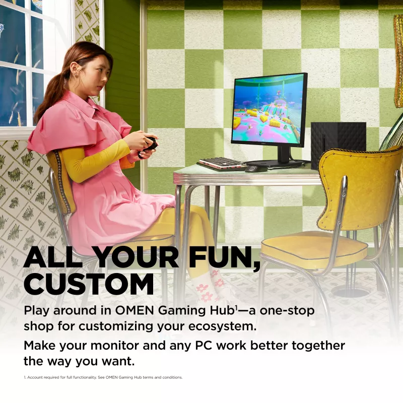 OMEN by HP 27 colių FHD 165 Hz žaidimų monitorius – OMEN 27