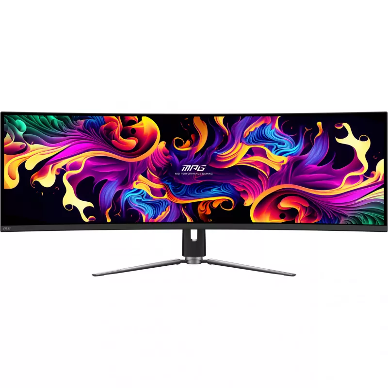 MSI MPG 491CQPXDE QD-OLED monitorius 124,5 cm (49 inch) 5120 x 1440 pikselių Dual QHD juodas