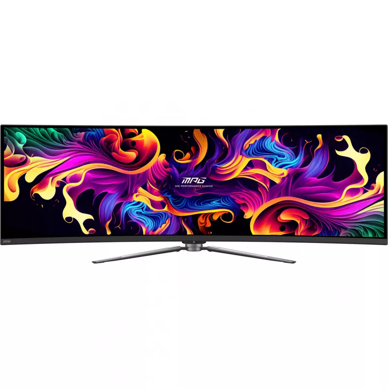 MSI MPG 491CQPXDE QD-OLED monitorius 124,5 cm (49 inch) 5120 x 1440 pikselių Dual QHD juodas