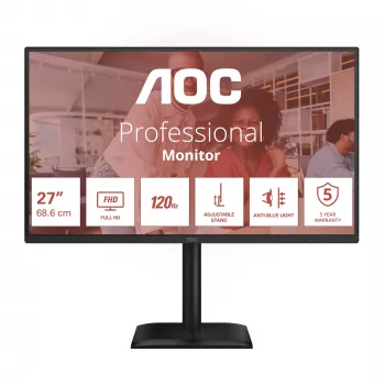 Monitorius AOC 27E4CV 68,6 cm (27 inch) Full HD LED IPS 120 Hz juodas