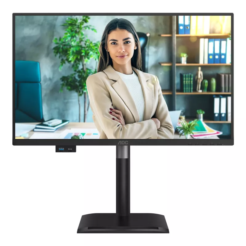 AOC 24P4U kompiuterio monitorius 60,5 cm (23,8 col.) 1920 x 1080 pikselių Full HD juodas