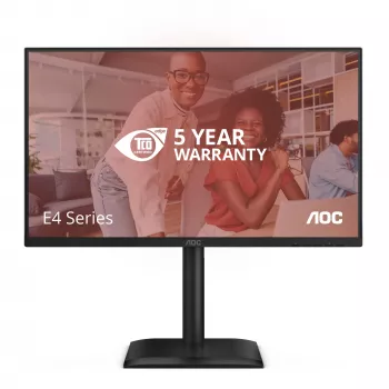 Monitorius AOC E4 24E4CV 60.5 cm (23.8 colio) 1920 x 1080 pikselių Full HD LED juodas