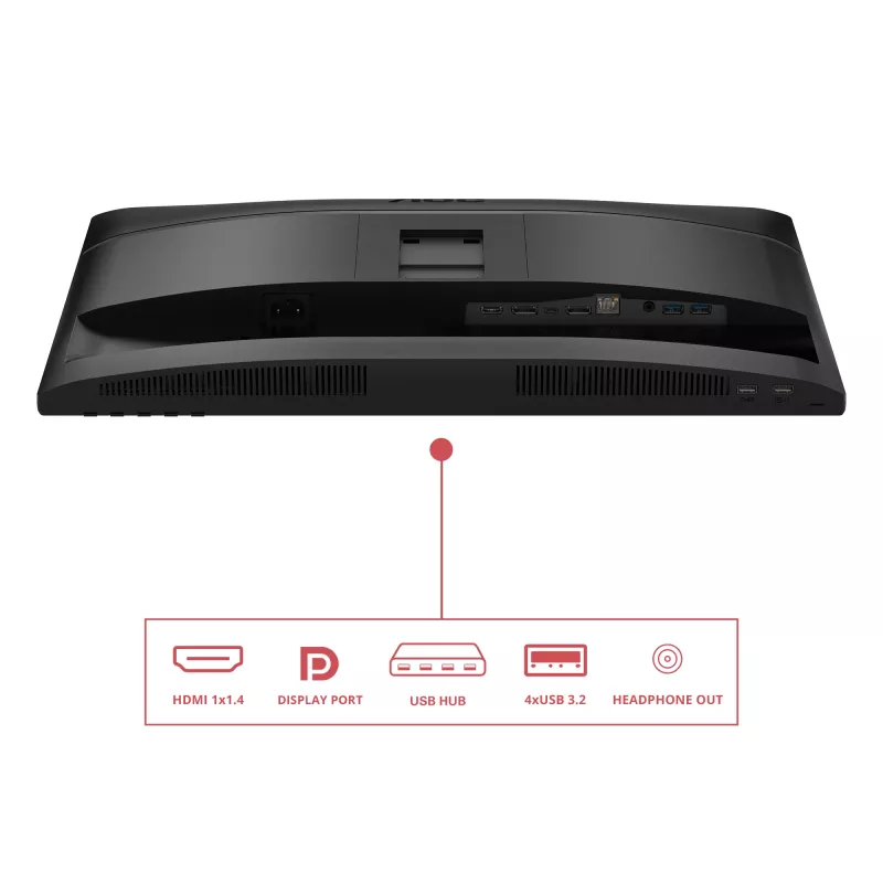 Monitorius AOC E4 24E4CV 60.5 cm (23.8 colio) 1920 x 1080 pikselių Full HD LED juodas