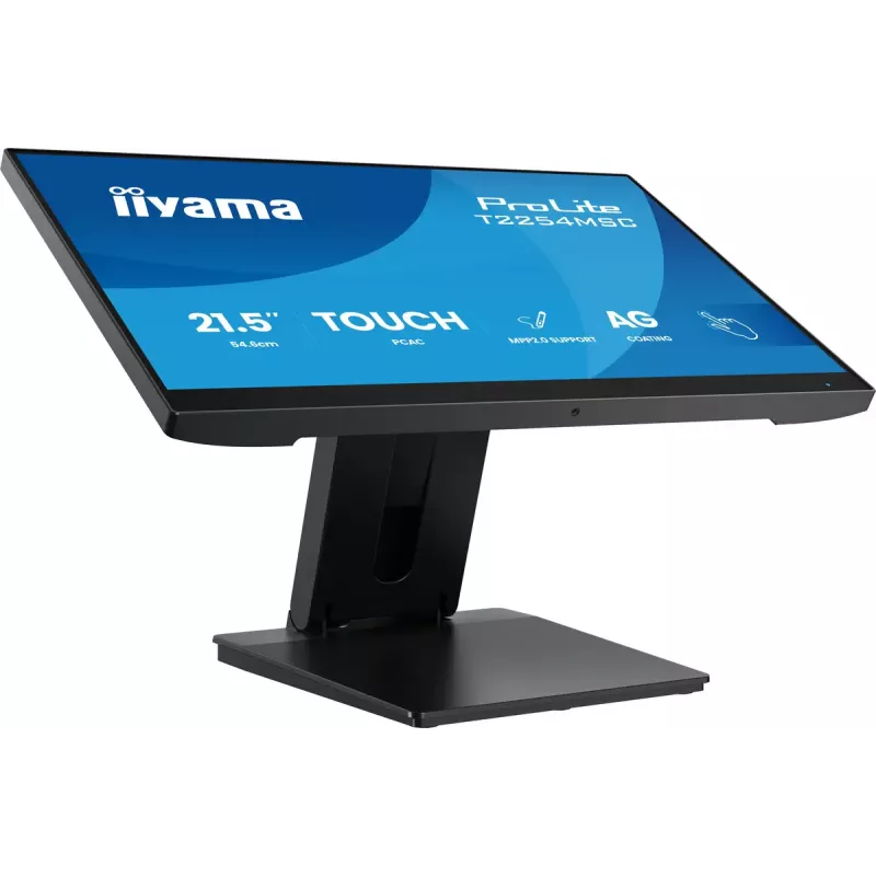 IIYAMA T2254MSC-B2AG monitor kompiuteriui 54,6 cm (21,5 colio) 1920 x 1080 pikselių Full HD LED liečiamas ekranas juodas