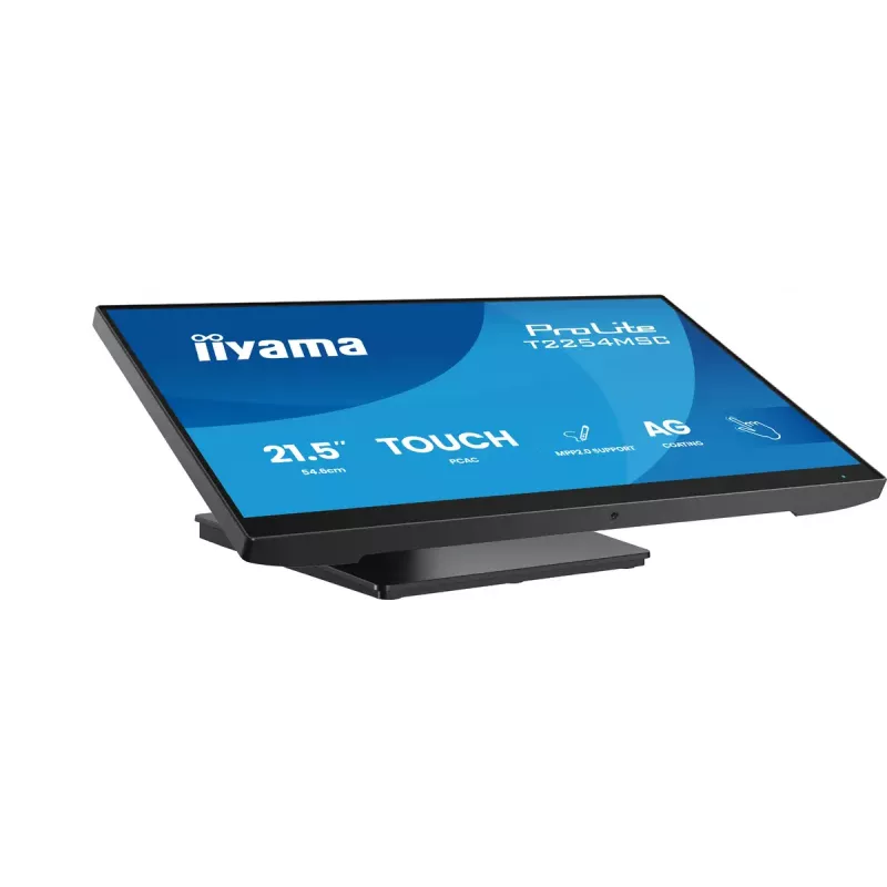 IIYAMA T2254MSC-B2AG monitor kompiuteriui 54,6 cm (21,5 colio) 1920 x 1080 pikselių Full HD LED liečiamas ekranas juodas
