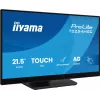 IIYAMA T2254MSC-B2AG monitor kompiuteriui 54,6 cm (21,5 colio) 1920 x 1080 pikselių Full HD LED liečiamas ekranas juodas