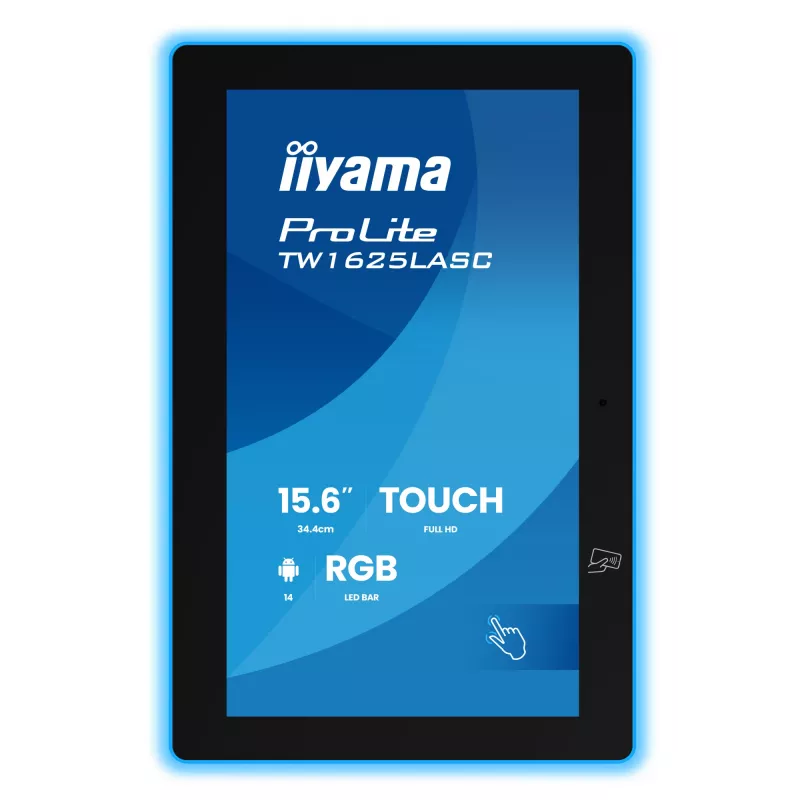 Monitorius iiyama TW1625LASC-B3PNR 15.6 col. jutiklinis LED 1920x1080