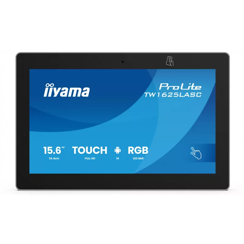 Monitorius iiyama TW1625LASC-B3PNR 15.6 col. jutiklinis LED 1920x1080