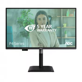 Monitorius AOC Q27P4U 68,6 cm (27 colių) 2560 x 1440 pikselių Wide Quad HD juodas