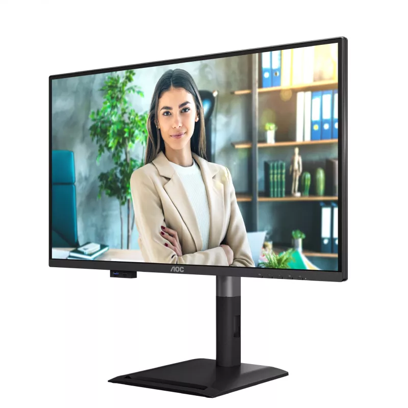 Monitorius AOC Q27P4U 68,6 cm (27 colių) 2560 x 1440 pikselių Wide Quad HD juodas