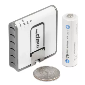 MIKROTIK mAP Lite belaidis prieigos taškas ir maršrutizatorius su 650 MHz CPU, 64 MB RAM, 1x LAN, įmontuotomis antenomis