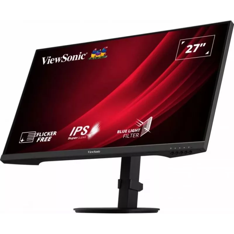 Viewsonic VG Series VG2709-2K-MHD-2 kompiuterio monitorius 68.6 cm (27 colių) 2560 x 1440 pikselių Quad HD LED juodas