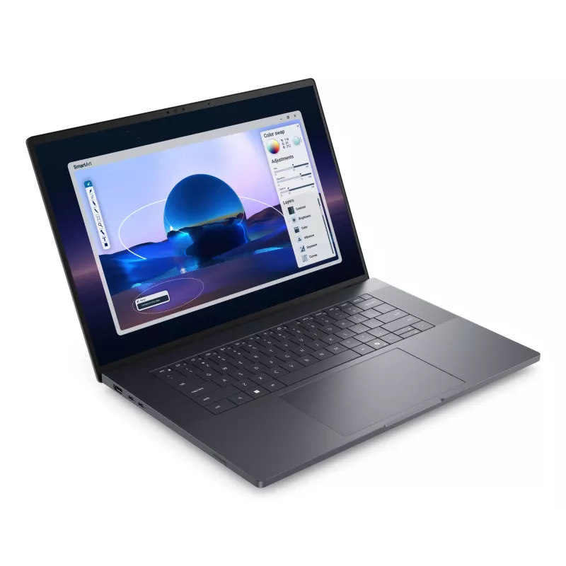 DELL Pro Max 16 Premium MA16250 mobili darbo stotis, Intel Core Ultra 7 265H, 40,6 cm (16 col.) Full HD+, 32 GB LPDDR5x, 1 TB SSD, NVIDIA RTX PRO 2000 Blackwell, Wi-Fi 7, Windows 11 Pro, juoda