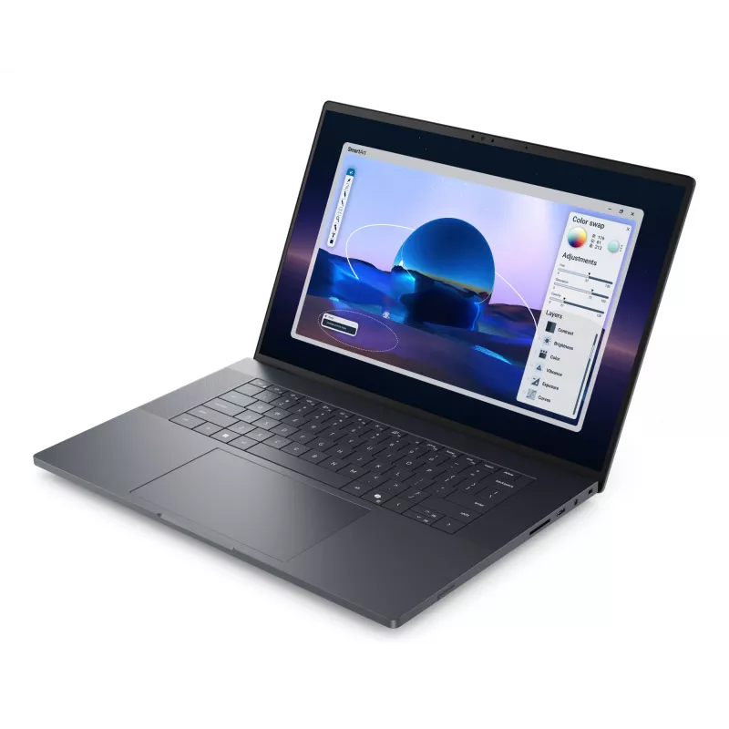DELL Pro Max 16 Premium MA16250 mobili darbo stotis, Intel Core Ultra 7 265H, 40,6 cm (16 col.) Full HD+, 32 GB LPDDR5x, 1 TB SSD, NVIDIA RTX PRO 2000 Blackwell, Wi-Fi 7, Windows 11 Pro, juoda