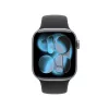 APPLE Watch Series 11 GPS + Cellular 42mm Space Grey Aliuminio Dėklas Su Juodu Sportiniu Dirželiu M/L
