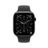 Išmanusis laikrodis Apple Watch Series 11 GPS + Cellular 42 mm Slate Titanium dėklas, juodas sportinis dirželis M/L