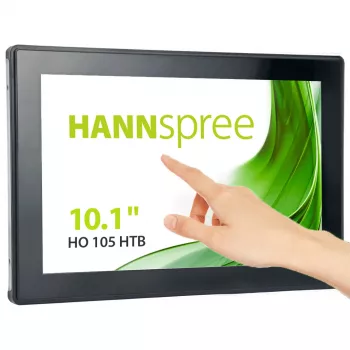 Hannspree Open Frame HO 105 HTB skaitmeninės reklamos plokščiasis ekranas 25,6 cm (10,1 colio) LCD 350 cd/m² HD juodas su jutikliniu ekranu
