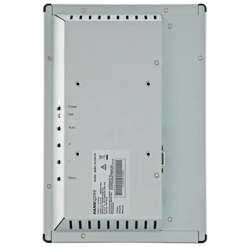 Hannspree Open Frame HO 105 HTB skaitmeninės reklamos plokščiasis ekranas 25,6 cm (10,1 colio) LCD 350 cd/m² HD juodas su jutikliniu ekranu