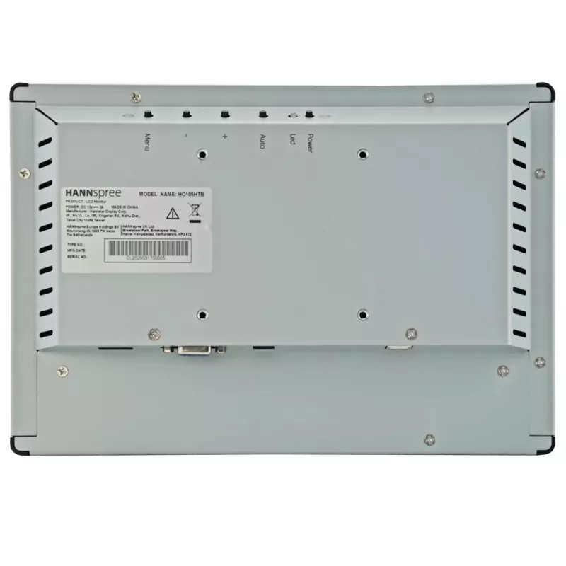 Hannspree Open Frame HO 105 HTB skaitmeninės reklamos plokščiasis ekranas 25,6 cm (10,1 colio) LCD 350 cd/m² HD juodas su jutikliniu ekranu